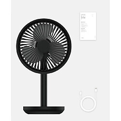 Universal Mini-ventilateur de bureau Ventilateur portable Type C USB rechargeable 4000mAh Comptoir de climatisation Facile à transporter | Fan (noir) pas cher