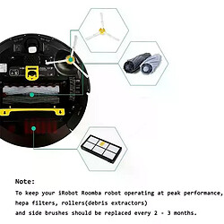 Kit de peau de pneu de brosse de rouleau principal pour IRobot Roomba 800 900 séries 870 880 980 pièces de Robot aspirateur