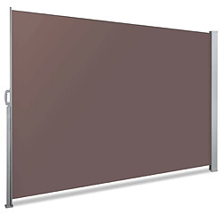 Vounot Paravent retractable avec housse de protection 1.6x3M Marron