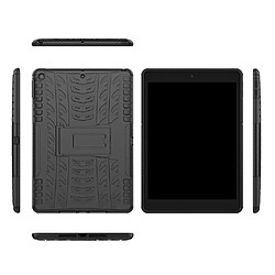 Coque en TPU hybride antidérapant avec béquille noir pour votre Apple iPad 10.2 (2019)