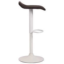 Avis Non Tabouret de bar Dyn V2 tissu blanc