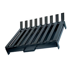 Visiodirect Grille horizontal avec tiroir coloris Noir - 60 x 48 cm