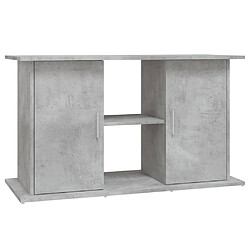 vidaXL Support pour aquarium gris béton 101x41x58 cm bois d'ingénierie