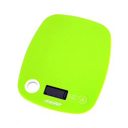 Balance de Cuisine Numérique, 5 kg, Écran LCD, Haute Précision, Multifonction, , Vert, Mesko, MS3159G