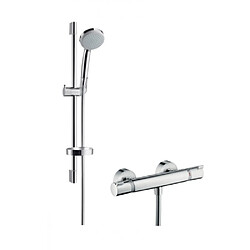 Hansgrohe colonne de douche - grohe combi croma 100 vario / ecostat comfort- barre 65cm- chromé - 27034000 - od