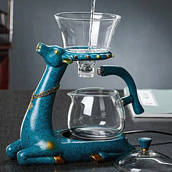 Théière en verre Goutte À Goutte Pot Infuser Verre résistant à La Chaleur Thé Tasse D'eau Détournement Gouttes de Thé Tasse Théière Café Thé Maker pas cher