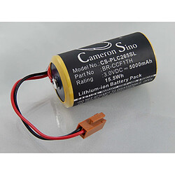 vhbw Batterie Li-Ion 5000mAh (3V) pour panneau de commande GE Fanuc CNC 16i, CNC 18i comme BR-CCF1TH, A02B-0120-K106, BR26500, A98L00310007, etc