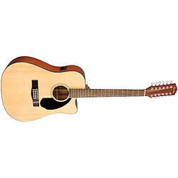 CD-60SCE Dreadnought 12 String WN Natural Fender