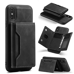 PHONECARE Carteira Magnetic Leather - Noir