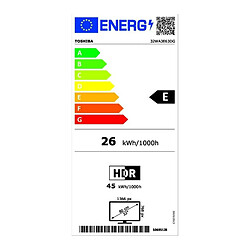 Téléviseur HD 32'' 80cm TOSHIBA 32WA3E63DG pas cher