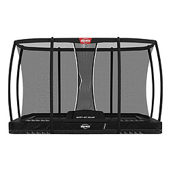 BERG Trampoline Ultim Champion Inground 330 Black avec Filet de securité Deluxe