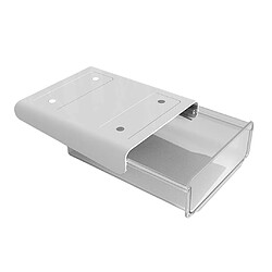 Acheter Sous Tiroir De Bureau Boîte De Rangement Cachée Organisateur De Maquillage Porte-stylo Blanc