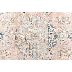 Vidal Tapis de laine 297x188 rose Ultra Vintage pas cher