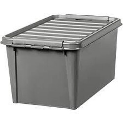 Carrefour Boîte de rangement RECYCLED 45, 47 litres, taupe