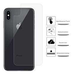 Wewoo Protection dorsale en PET pour dos droit de 100 PCS 0.1mm HD pour iPhone XS Max, sans emballage de vente au détail pas cher