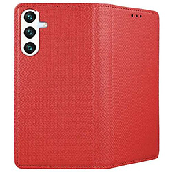 Acheter Htdmobiles Housse pour Samsung Galaxy S23 FE 5G - etui coque pochette portefeuille + verre trempe - ROUGE MAGNET