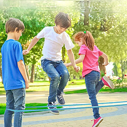 Justgreenbox Enfants Élastique Corde À Sauter Élastique Jeux De Plein Air Enfants Jouets Aire De Jeux Maison Élastique - GZ3654657525842