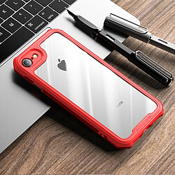 Coque en TPU découpe hybride élégante résistante aux chutes rouge pour votre Apple iPhone 7/8/SE (2nd Generation)