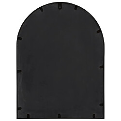 Avis vidaXL Miroir Noir 60x45 cm Fer pour utilisation à l'intérieur