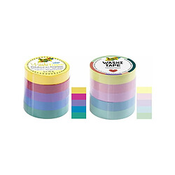 folia Ruban adhésif décoratif Washi-Tape UNI BASIC, kit de 5 ()