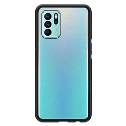 Coque en métal absorption magnétique, double face, noir pour votre Oppo Reno6 Z