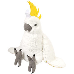 Wild Republic peluche cacatoès de 30 cm blanc