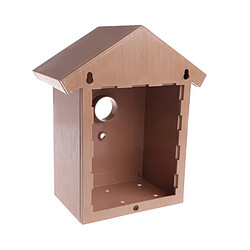 Universal La maison des oiseaux avale le nid de bricolage, la décoration de la maison, l'élevage en plein air, le toit de la boîte à perroquets.