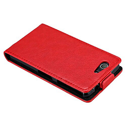 Acheter Cadorabo Coque Sony Xperia Z3 COMPACT Etui en Rouge