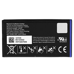 Caseink BlackBerry - Batterie Origine NX-1 (2100 mAh) - Q10