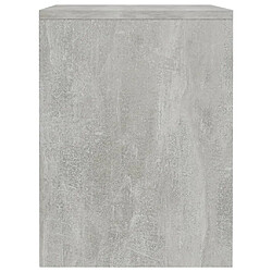 Maison Chic Lot de 2 Tables de chevet,Table de nuit,Table d'appoint pour salon Gris béton 40x30x40 cm Bois d'ingénierie -MN80410 pas cher