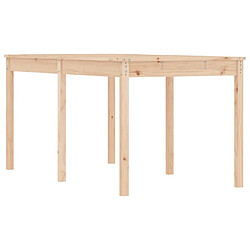 vidaXL Table de jardin 159,5x82,5x76 cm bois massif de pin