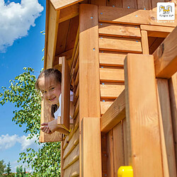 Acheter Grande aire de jeux Play Box multiactivités en bois de chez Fungoo