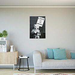 EPIKASA Impression sur Toile Banksy Einstein