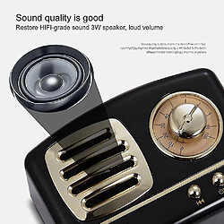 Avis Universal Bluetooth Bluetooth Mini Mini haut haut-parleur portable 3D Sterwoofer en haut en haut (noir)