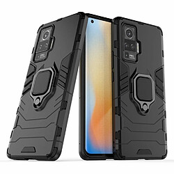 Coque en TPU hybride avec béquille noir pour votre Vivo X50 Pro