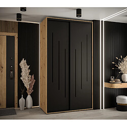 Abiks Meble Armoire DAVOS 8 À Portes Coulissantes 235,2/130/45 2 Portes