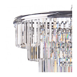 Acheter Luminaire Center Chandelier Eulalia Cristal,chrome poli 12 ampoules 53cm