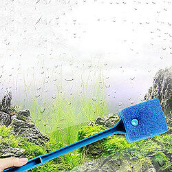 40cm réservoir de poissons aquarium nettoyant pour vitres nettoyage brosse alga scrapper blue pas cher