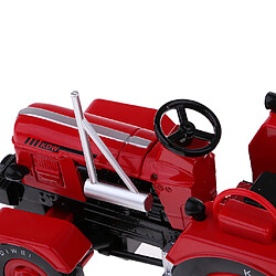 Acheter 1/18 vintage alliage ingénierie tracteur véhicule simulation modèle voitures rouges