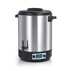 Stérilisateur de bocaux électrique cuve inox avec écran lcd robinet et minuteur 45l 2500w - kcpst45xxl.lcd - KITCHEN CHEF