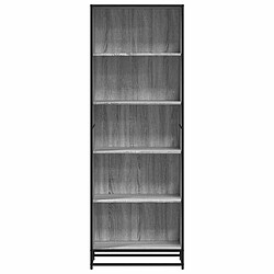 Avis vidaXL Bibliothèque sonoma gris 60x35x170,5 cm bois d'ingénierie