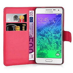 Cadorabo Coque Samsung Galaxy ALPHA Etui en Rouge