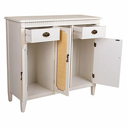 Avis Buffet Alexandra House Living Blanc Rotin Bois d'épicéa 36 x 88 x 95 cm