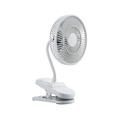 Universal Mini ventilateur à clips rechargeable 360 ventilateur portable réglable pour refroidissement de bureau, dortoir et chambre à coucher