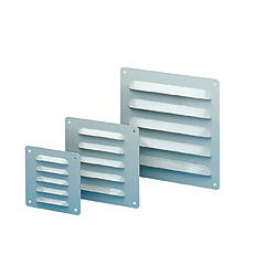 grille sortie métallique - climasys ca - découpe 130 x 110 mm - schneider electric nsycag130x110lm