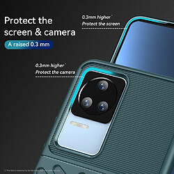 Htdmobiles Coque pour Xiaomi Poco F4 5G - housse etui silicone gel thunder + film ecran - VERT