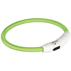 TRIXIE Flash Anneau lumineux USB L?XL: 65 cm/ø 7 mm vert pour chien