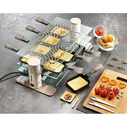 Appareil à raclette 8 personnes 1000w verre - 009808 - LAGRANGE pas cher