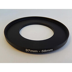 vhbw adaptateur filtre Step UP 37mm-58mm noir pour appareils photo Agfa, Agfaphoto, Canon, Casio, Fujifilm, Kodak, Minolta, Nikon, Olympus