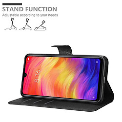 Cadorabo Coque Xiaomi RedMi NOTE 7 Etui en Noir